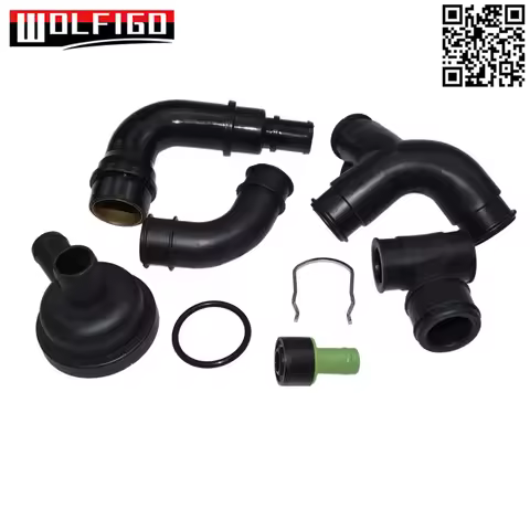WOLFIGO Engine Crankcase Breather Hose For VW Golf J-etta MK4 Audi A3 TT 1.8T 06A103247, 035103245A,