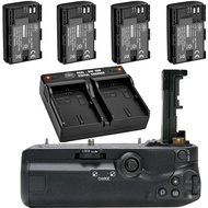Battery Grip Kit for Canon EOS R5, EOS R5C, EOS R6, EOS R6 II Digital Camera - includes BG-R10 Batte