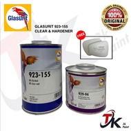 GLASURIT 923-155 MS CLEAR COAT WITH 929-94 HS TOPCOAT HARDENER  **READY STOCK**