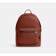 Coach West Backpack - Silver/Redwood