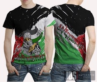 Kaos palestina pria 2023 anak dewasa wanita jersey palestina lengan panjang pendek