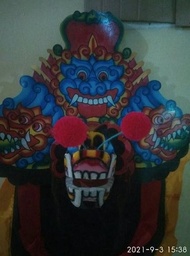 barongan devil barongan anak murah caplok kayu kucingan barongan asli