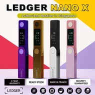 Ledger Nano X Bitcoin Hardware Wallet with USB-C to USB-A Cable and Keychain Strap