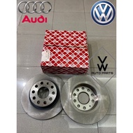 ( 100% FEBI BILSTEIN ) REAR BRAKE DISC AUDI A3 VOLKSWAGEN BEETLE GOLF MK6 GTI 2.0 JETTA 1.4 TOURAN E