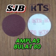 KTS P80 ROUND SANDPAPER (STRONG & PRECISE)