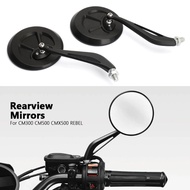 Motorcycle Rearview Mirror Rear Mirrors Round Side Mirrors For Honda CMX 500 CMX500 Rebel CM300 CM50