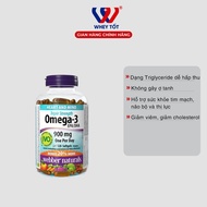 Webber Naturals Triple Strength Omega-3 Fish Oil 900mg