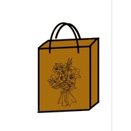 Paper bag 21 x 15 x 25 screen printing