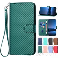 Stripes Flip Case for Redmi 10 10A 9C 9T 9A 8A 7A 6A Note 9 9s 8 8T 7 7S 6 Pro Max Glossy Leather Wa