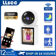 LLSEE 360° Rotation Video Two-Ways Smart Wi-Fi CCTV Camera With Screen