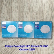 Lampu Philips Downlight Eridani DL190B Outbow LED18 D200 22W / DOWNLIGHT OB BULAT 22WATT