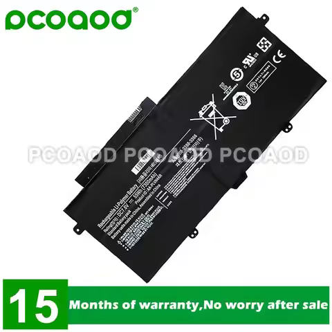 PCOAOD 7.6V 55wh 7300mAh Model AA-PLVN4AR Battery For SAMSUNG NP-940X3G NP-910S5J NP-930X3G 3X940G N