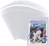 Top Loader Sleeves 200 Pack, Resealable Team Bags for 35-75PT Rigid Toploader Card Holders - Penny S
