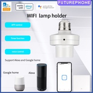 Wifi Smart Light Bulb Adapter E27 Lamp Holder Base Ewelink Wireless Voice Control With Alexa Google Home future