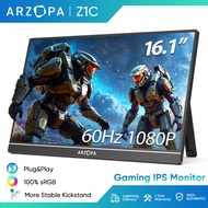 Arzopa Z1C - 16.1 "100% sRGB Kickstand Portable Monitor 1080P FHD พร้อม USB C HDMI Monitor Extension