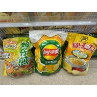 Super Large Pack Lay's Lay's Coriander Potato Chips 580g Raw Beer Flavor Potato Chips Lake Chiya Hok