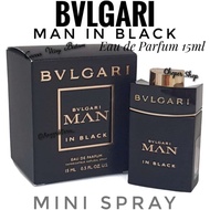 Parfum Travel Size Bvlgari Man in Black EDP 15ml