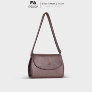 Túi đeo chéo nữ nắp gập dáng bầu Fadoda FN21 nhiều màu
