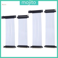 Mojito PCIe 3 0 x16 Extension Cable 16x Riser Extender For Graphics Vertical White GPU