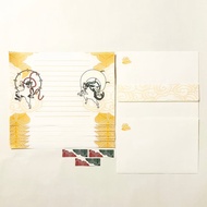 風神雷神貓又 明信片組 貓咪 日本 風雅 風物 貼紙 信封 妖怪 信紙