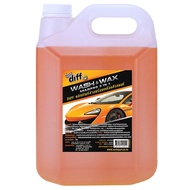 น้ำยาล้างรถพร้อมเคลือบสี 5L ส้ม ดิฟฟ์