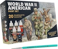 The Army Painter, Historical: WWII American Paint Set Combo, 20 x 18 ml Warpaints Fanatic: 14 acryli