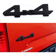 1Pack Metal Car 4x4 Emblem 3D Chrome Badge Decal Sticker Compatible with 4RUNNER Tundra Tacoma Rear 