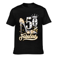 50 & Fabulous 50 Years Old 50Th Anniversary Men'S Custom T-Shirt