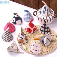 LACYES Anti-Scalding Pot Triangle Hat, Insulation Thicker Pot Handle, Enamel Pot Cloth Cover Cotton Pot Holder Kitchen