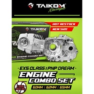 COMBO EX5 CLASS 1 RACING HEAD BLOCK CRANKCASE SET 60MM 62MM 65MM TAIKOM RACING