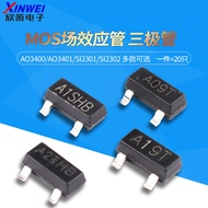 AO3400 3401 SI2301 2302 Patch A1/A2SHB A09T A19T MOS Triode SOT23