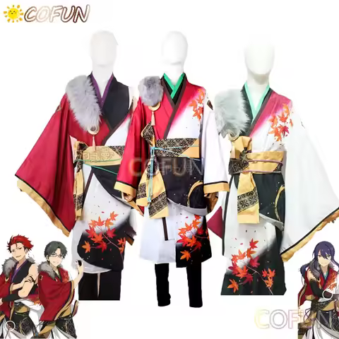 COFUN Akatsuki Hasumi Keito/ Kiryu Kuro/ Kanzaki Souma Cosplay Costume Game Ensemble Stars Halloween