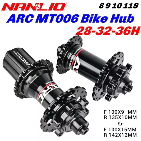 Nanlio Bicycle Hubs ARC 006 Mountain Bike Hub - NBK Bearing Aluminum Alloy Hub for 8-12 Speeds | Ava
