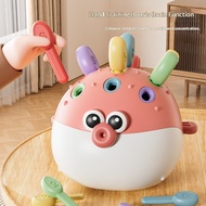 Cute Pufferfish Building Blocks Storage Toy, Educational Learning Toy for 0-3 Years Old Kids