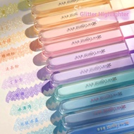 Glitter Pen Fluorescent Marker Pen Students Use Glitter Color Marker Pen with Glitter Glitter Glitte