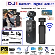[Action 2] 5K Camera Vlog WIFI Kamera action Touch layar HD 270° Pocket WIFI Camcorder untuk Action 