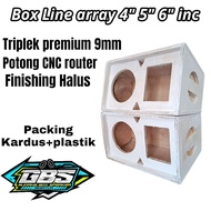 Linearray 4 inch 5 inch 6 inch speaker Box, 9mm plywood