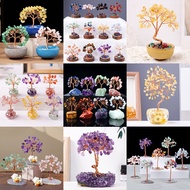 Crystal Tree Natural Crystal Stone Crystal Inviting Wealth Tree Fortune Tree Crystal Decoration Desk