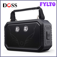 FYLTO DOSS Portable Bluetooth Speaker Outdoor IPX6 Waterproof Sound Box Powerful 20W Sound & Bass Wi