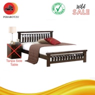 XL  King Wooden Bed / Wooden Bed Frame / Wooden Bed Frame king / Katil king / Katil Kayu / Double Bed