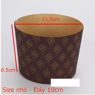 Panettone brown baking paper Cup - Small Size