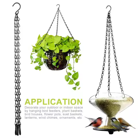 Horticultural Chain Hanging Chain Ceramic Planter Hanging Basket Chain Hanging Basket Chain Suspensi