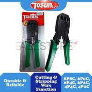 Tosunlux TH-200 8P8C 6P6C 6P4C 6P2C 4P4C 4P2C | RJ-45 / RJ-12 /RJ-11 Plugs Modular Crimping Tool / A