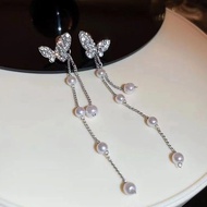 Earrings in Rose Gold-plated Yellow Gold and White Gold 585