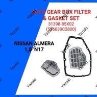 NISSAN ALMERA 1.5 N17 AUTO GEAR BOX FILTER KIT 31398-85X02 (536030C)