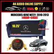 Mercedes-Benz W221 2010 - 2013 10.25" inch [ 8Ram + 64GB ] IPS+4G+Carplay + 8 Core Android Player Mo