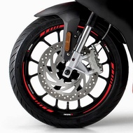 17 inch motorcycle wheel rim sticker reflective waterproof decorative decal for Haojue DL250-A Gixxe