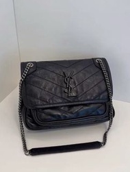 YSL niki chain bag crossbody shoulder bag YSL 經典鏈袋 黑色鏈條包
