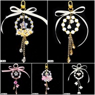 GANTUNGAN Bag Hanger Bag Charm Keychain Ribbon Coquette - GK001