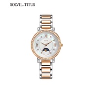 Solvil et Titus W06-03261-001 Women's Quartz Analogue Watch in White MOP Dial and Stainless Steel St